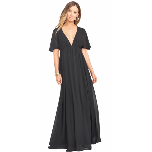 SHOW ME YOUR MUMU Faye Flutter Maxi Dress Size XS - Picture 1 of 8